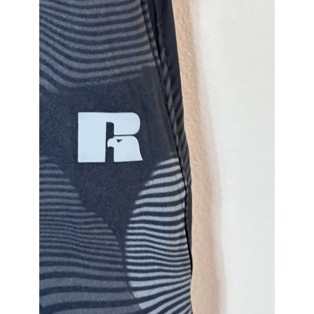 Russell Athletic Mens XL Black Camo Pants Jogger Performance Tapered Fit New NWT